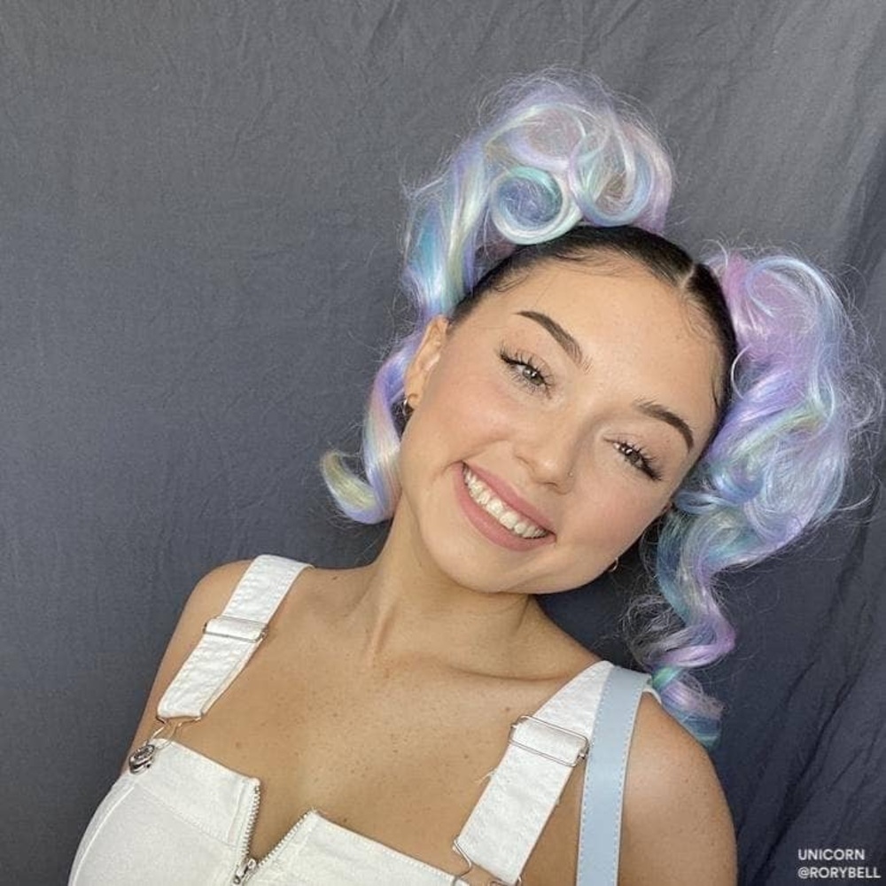 NWOT SOLD OUT Insert Name Here INH Miley Hair Space Bun Extension Dark Brown